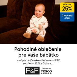 25 % na dojčenské oblečenie