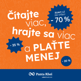 Leto je tu a s ním aj množstvo skvelých zliav v Panta Rhei 